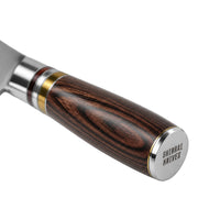 Micarta Jewels - Couteau à découper Damas 20 cm