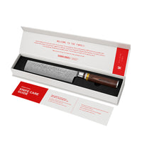 Shinrai Knives - Micarta Jewels 3-piece Knife Set - Chef's Knife + Nakiri + Santoku