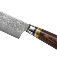 Micarta Jewels - Couteau à découper Damas 20 cm
