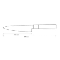 Shinrai Knives - Takumi Kaza Damascus Office Knife 13 cm