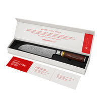 Shinrai Knives - Micarta Jewels 3-piece Knife Set - Chef's Knife + Nakiri + Santoku