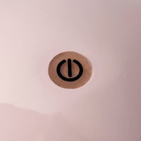 Lampe de table LED Bobbin Addison Ross - Rose pâle - 30 cm