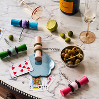 Addison Ross - Tire-bouchon - Nœud papillon - Aqua et lilas Addison Ross