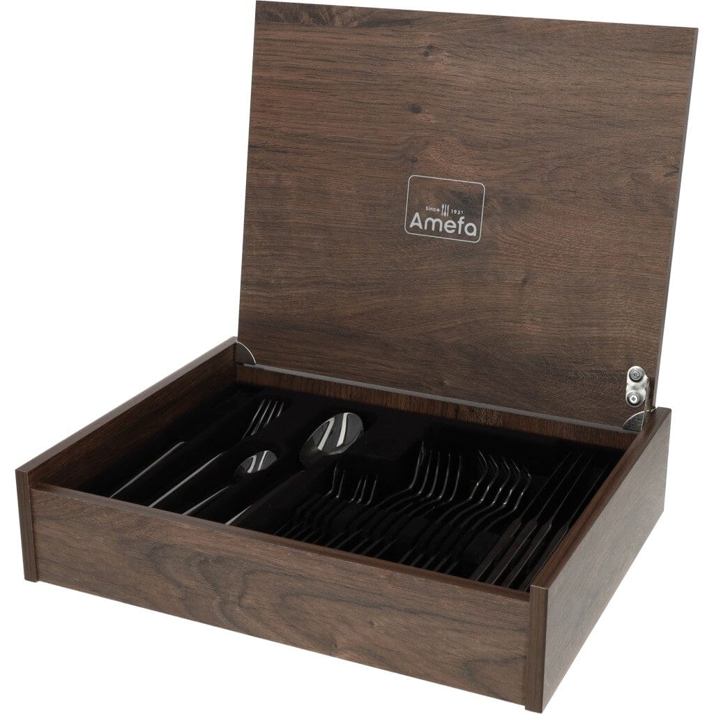 Amefa - Metropole 24-delige Bestekset - Zwart Bestekset Amefa