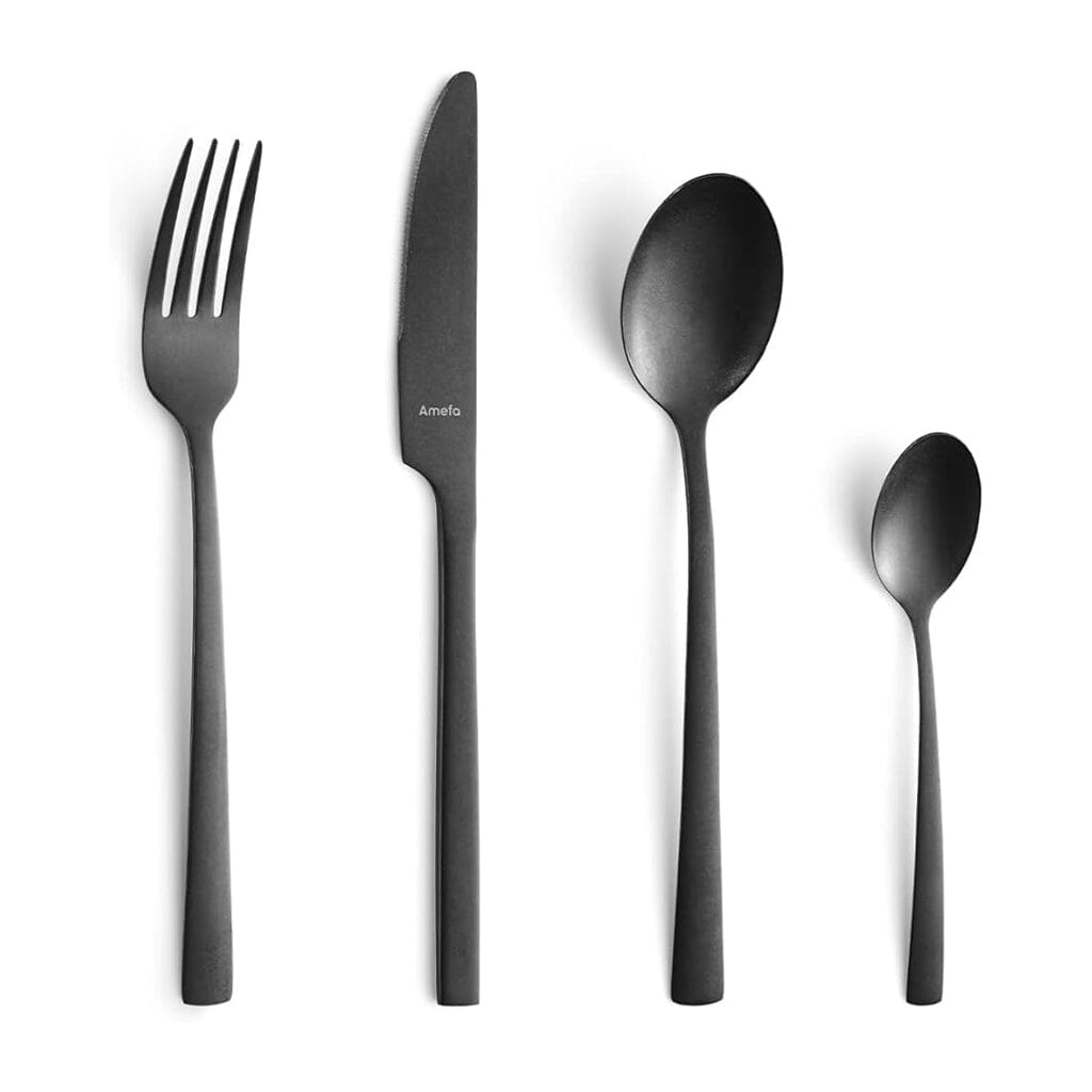 Amefa - Stonewash PVD Black 16-pc set in trend box - black Amefa