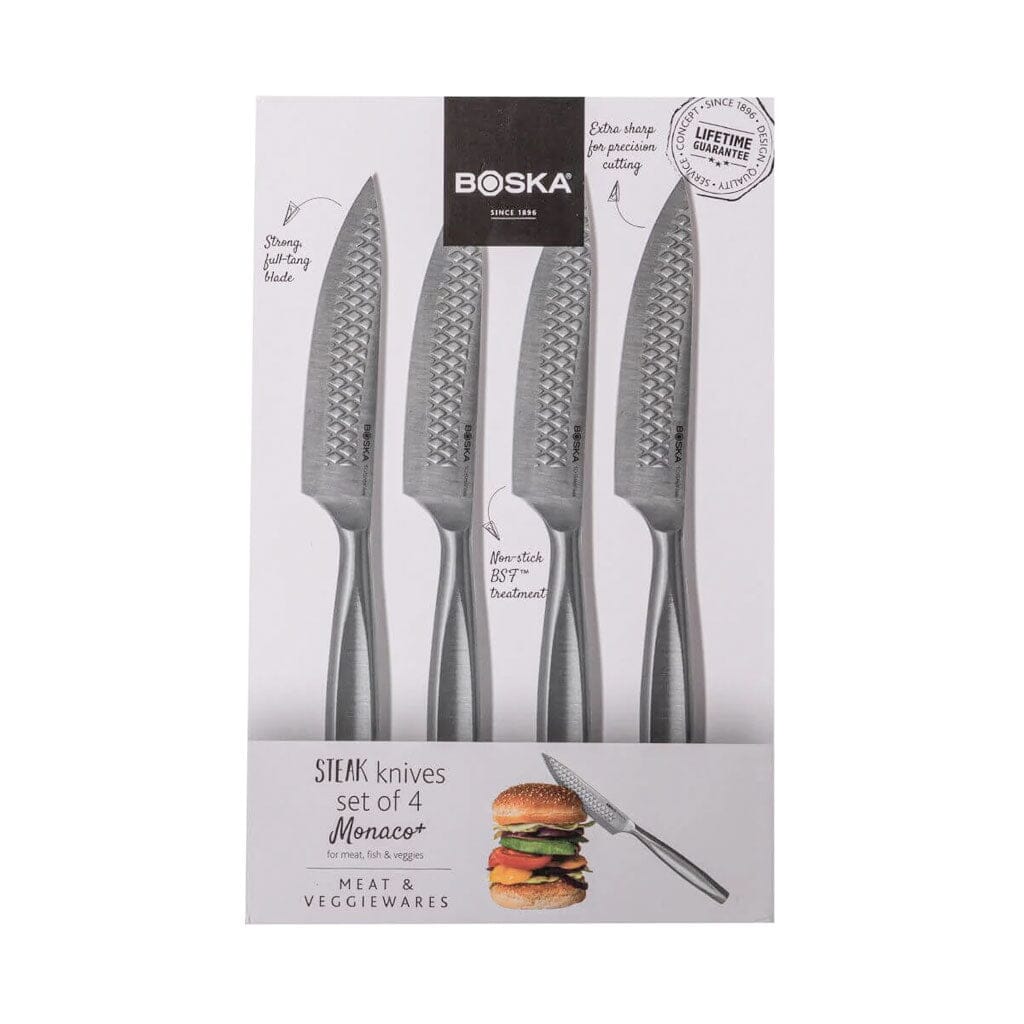 Boska - Steakmessen Monaco+, Set van 4 Steakmes Boska