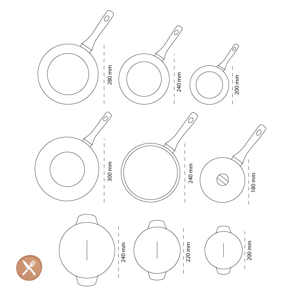 By C&P - Signature Pannenset 9-delig Pannenset By C&P