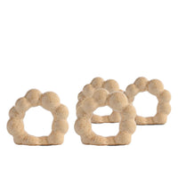 BYON - Servetringen Porto - Beige - 4 Stuks Servetringen BYON