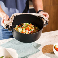 Cook & Pan - Signature Gietijzeren Braadpan 28 cm - 6.5 liter Braadpan Cook & Pan