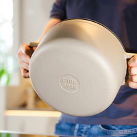 Cook & Pan - Taupe of Mind Gietijzeren Braadpan 28 cm - 6.5 liter Braadpan Cook & Pan