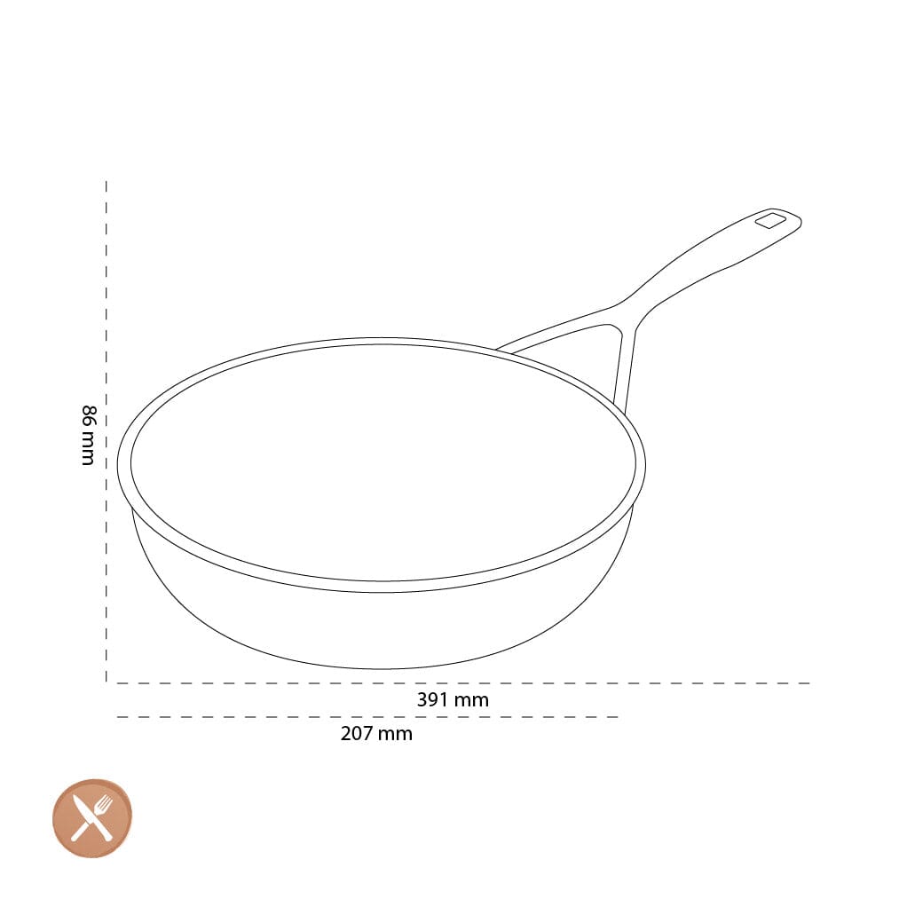 Demeyere - Alu Pro 5 Ceraforce Koekenpanset 20 + 24 cm Pannenset Demeyere