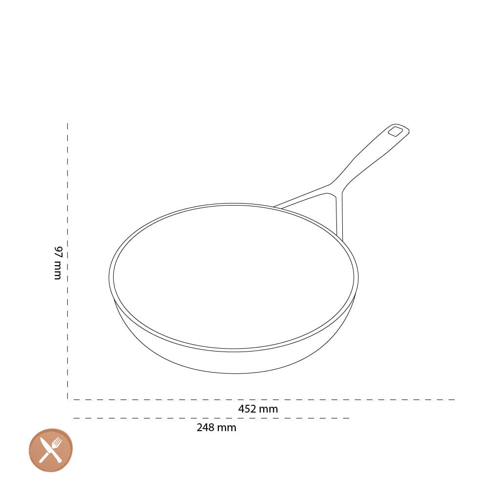 Demeyere - Alu Pro 5 Ceraforce Koekenpanset 20 + 24 cm Pannenset Demeyere