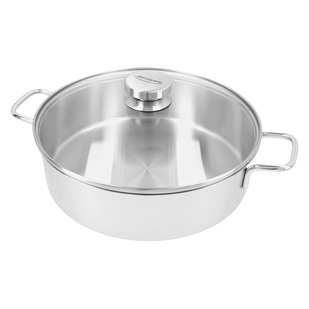 Demeyere - Apollo 7 Lage kookpan 28 cm met glasdeksel Demeyere