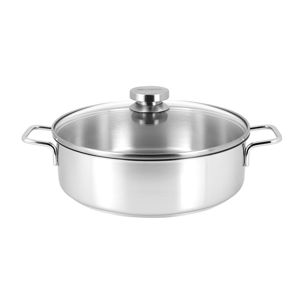 Demeyere - Apollo 7 Lage kookpan 28 cm met glasdeksel Demeyere