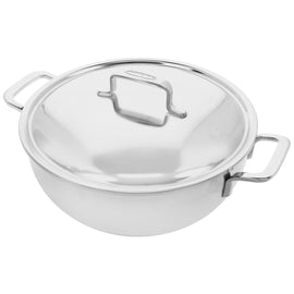 Demeyere - Intense 5 Conical stew pan 28 cm with lid Demeyere - Intense 5 Conische sudderpan 28 cm met deksel Braadpan Demeyere