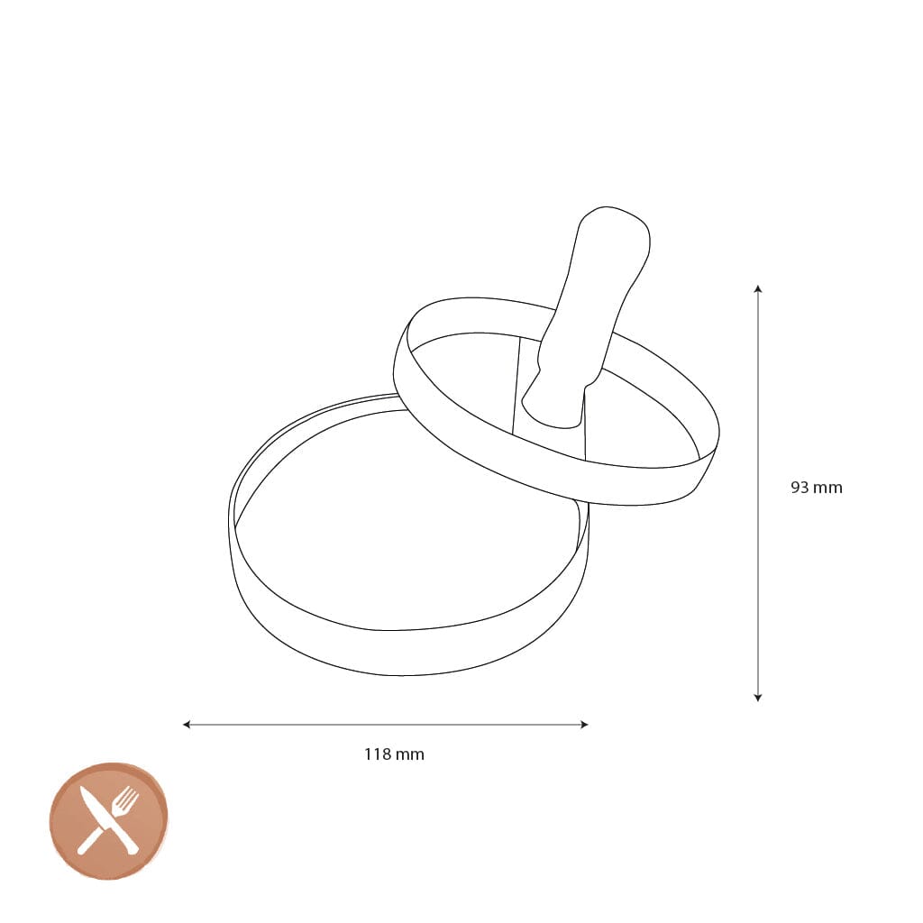 GEFU - Hamburgerpers BBQ Hamburgerpers GEFU