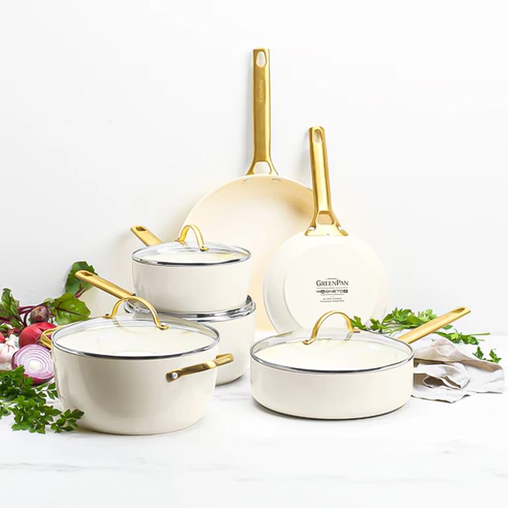 GreenPan - Padova Cream White 10-delige pannenset Pannenset GreenPan