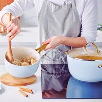 GreenPan - Padova Light Blue 10-delige Pannenset Pannenset GreenPan
