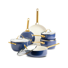 GreenPan - Padova Oxford Blue 10-piece pan set GreenPan - Padova Oxford Blue 10-delige pannenset Pannenset GreenPan