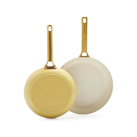 GreenPan - Padova Sunshine Yellow 2-piece pan set with ceramic non-stick coating 20/26 cm GreenPan - Padova Sunshine Yellow 2-delige pannenset met keramische antiaanbaklaag 20/26 cm Pannenset GreenPan