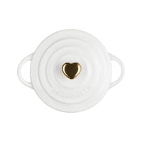 Le Creuset - Mini Braadpan - Valentijn - Wit Le Creuset