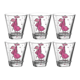 Leonardo - Tumbler 215ml flamingo Bambini Leonardo - Drinkglas Bambini Flamingo 215ml Leonardo