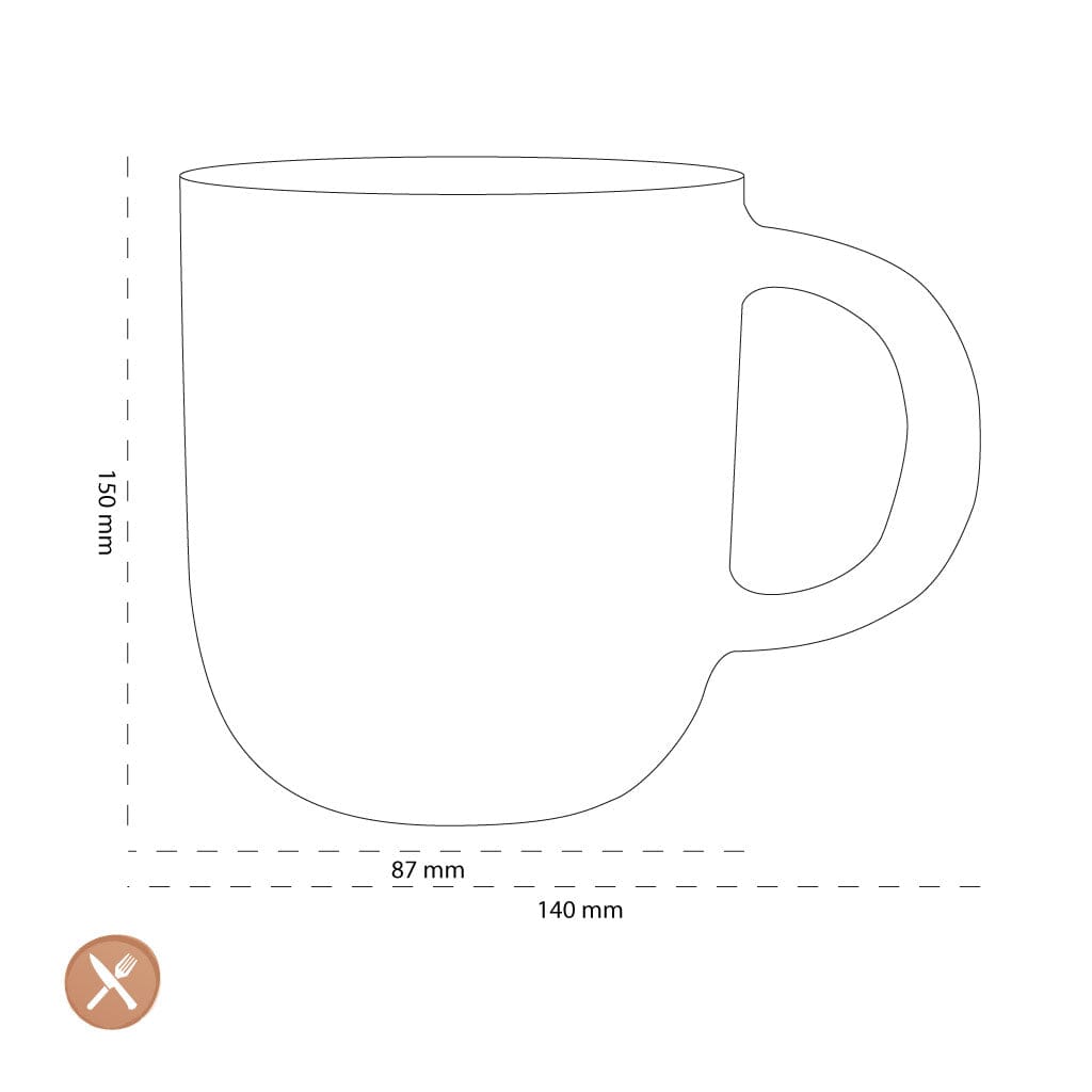Leonardo - UFFICIO Thee/Koffiekop 400ml -Thinking ...- Theeglazen Leonardo