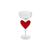 Lepelclub - Campagne Coupe - Hart - Rood Champagne glazen LepelClub