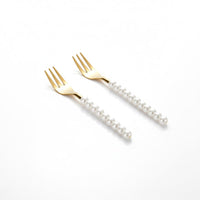 Lepelclub - Fourchettes à pâtisserie - Perle - Lot de 2 LepelClub
