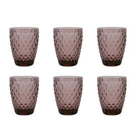 Medard de Noblat - Diamond Drinking Glass 22cl Purple (set of 6) Medard de Noblat - Diamond - Glass 22cl - Purple (set of 6) Medard de Noblat