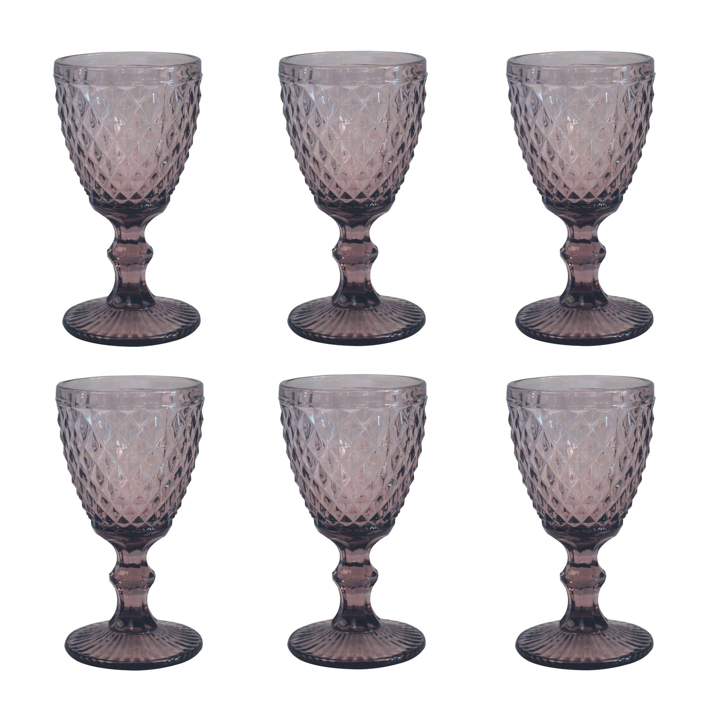 Medard de Noblat - Diamond - Wine Glass 20cl - Purple (set of 6) Medard de Noblat