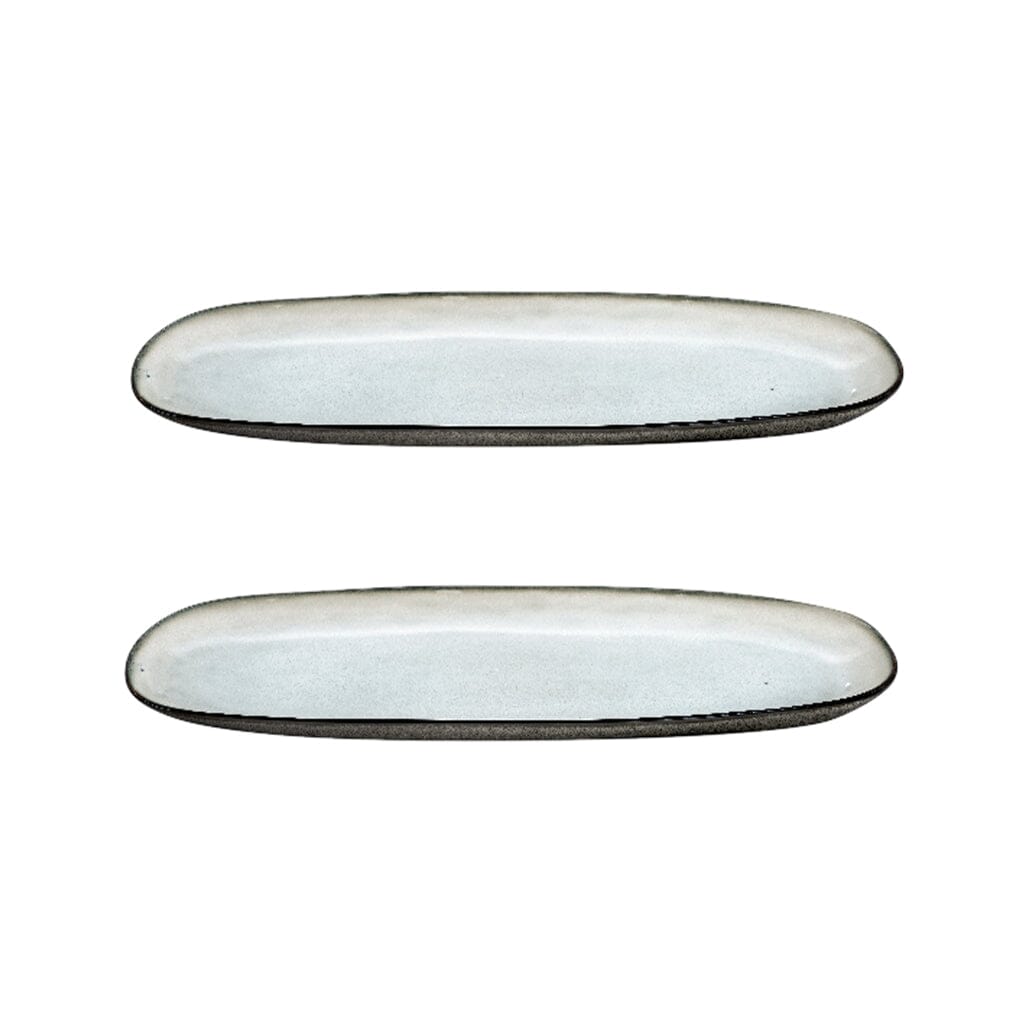 Medard de Noblat - Shadow Nacre Grote Serveerschaal 35.5 x 14 cm (set van 2) Serveerschaal Medard de Noblat