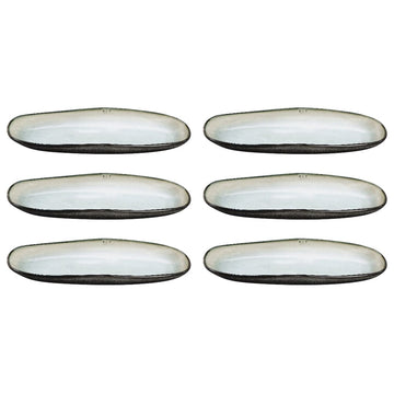 Medard de Noblat - Shadow Nacre Kleine Serveerschaal 23 x 11 cm (set van 6) Serveerschaal Medard de Noblat