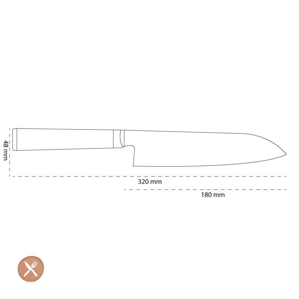 Miyabi - 5000MCD Santoku 180 mm Miyabi