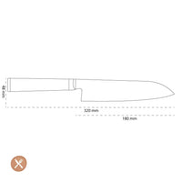 Miyabi - 5000MCD Santoku 180 mm Miyabi