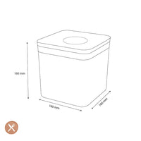 OXO - POP 2.0 Groot vierkant laag, 2,6 liter Voorraadpot OXO