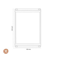 OXO - Snijplank 18,3 x 27,2 cm Kunststof snijplank OXO