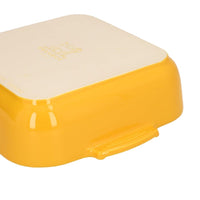 Peugeot - Appolia Ovenschaal Vierkant 28 cm Saffraangeel Ovenschaal Peugeot