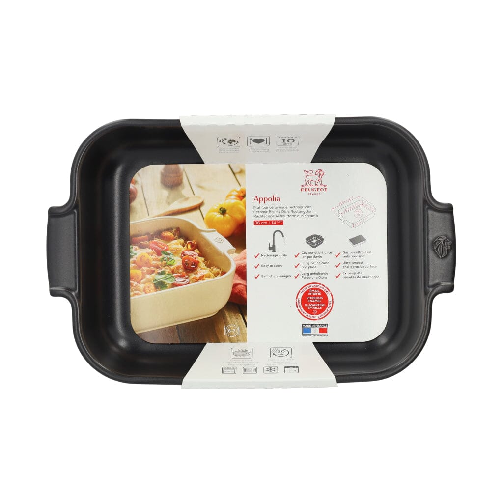 Peugeot - Appolia Rechthoekige ovenschaal 36 cm leisteen Peugeot