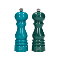 Peugeot - Paris Peper- en Zoutmolen set 18 cm Pacific Blauw en Forest Groen Peper- en Zoutmolen set Peugeot