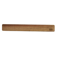 Couteaux Shinrai - Coffret de 6 couteaux Akari Damascus Print + Support mural magnétique pour couteaux - Coffret de couteaux en bois d'acacia avec bloc Shinrai