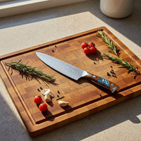 Shinrai Knives - Eclipse Series Damascus Koksmes 20 cm Koksmes Shinrai Knives