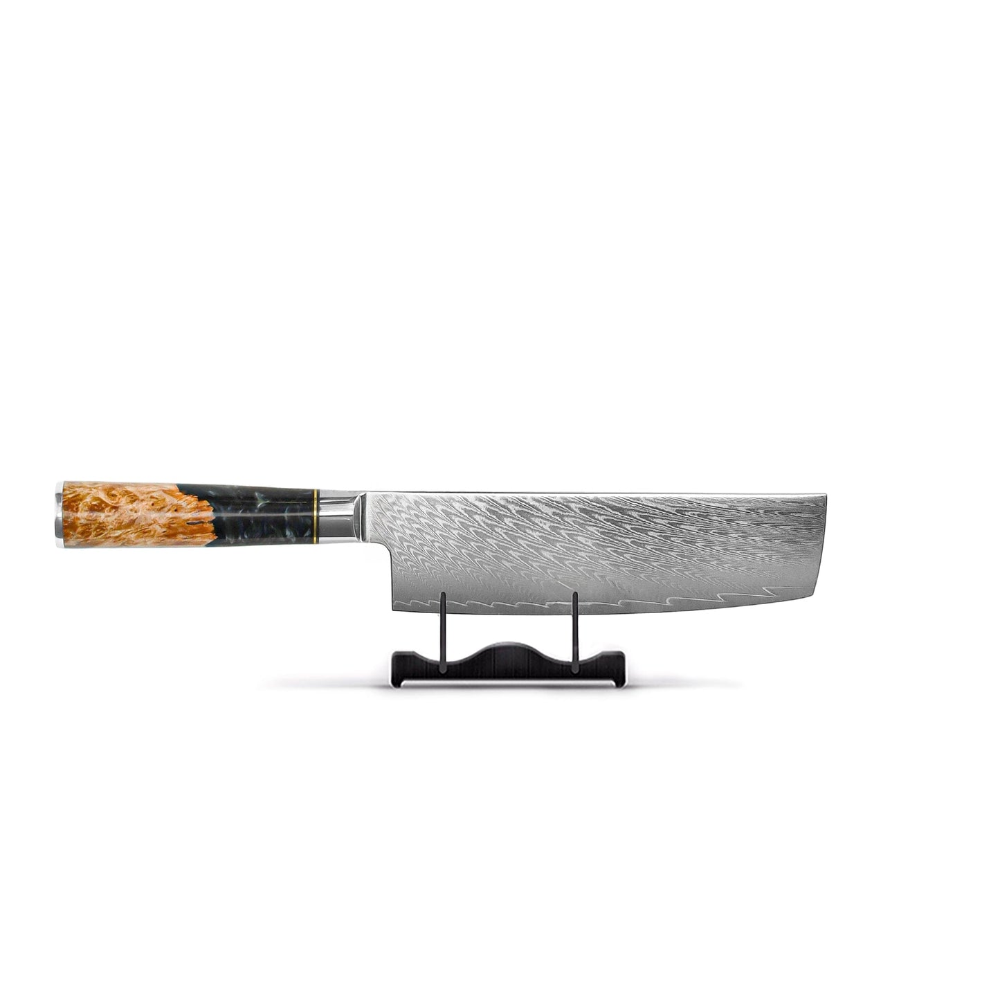 Shinrai Knives - Epoxy Onyx 6-delige Messenset + Messenblok Stans Messenset met blok Shinrai Knives