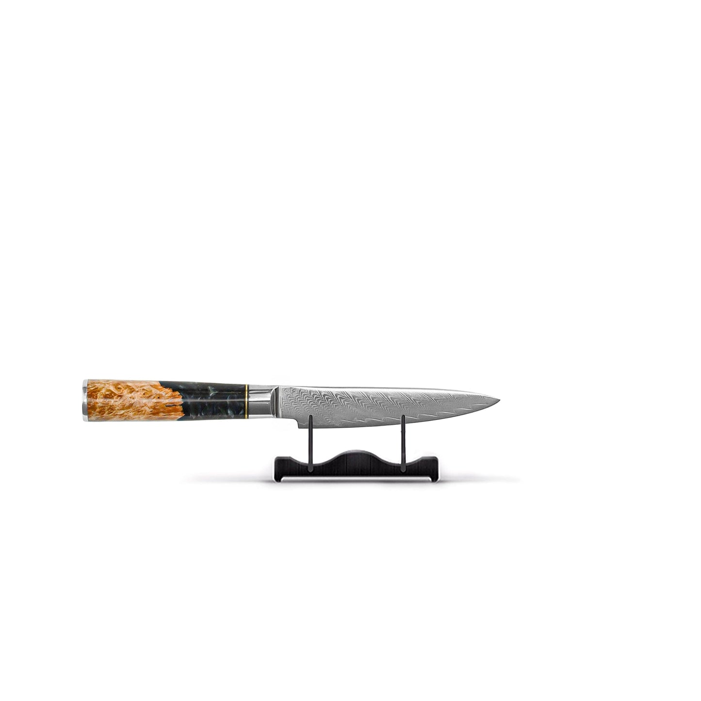 Shinrai Knives - Epoxy Onyx Damascus 6-delige Damascus Messenset Messenset Shinrai Knives