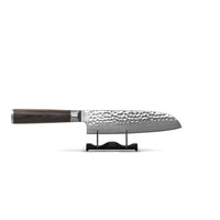 Shinrai Knives - Hammered Damast BR 5-delige Messenset + Messenblok Cito dubbelzijdig Messenset met blok Shinrai Knives