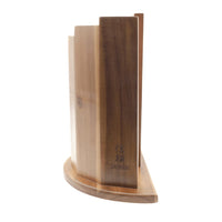 Couteaux Shinrai - Bloc magnétique à couteaux Scalae - Bloc magnétique à couteaux en bois d'acacia Couteaux Shinrai