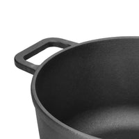Skottsberg - Cast Iron Braadpan 28 cm rond met deksel Braadpan Skottsberg