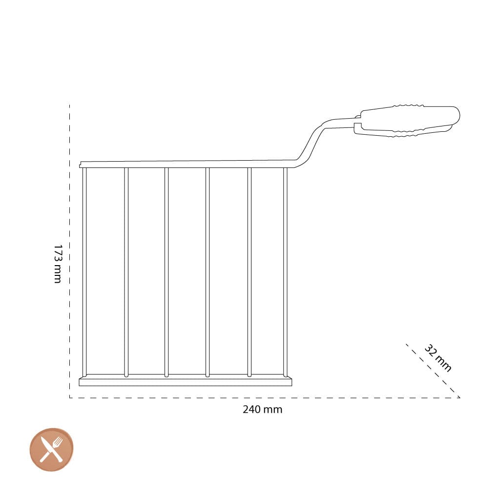 Smeg - Accessoires | 2-Piece sandwich racks Toastrek Smeg