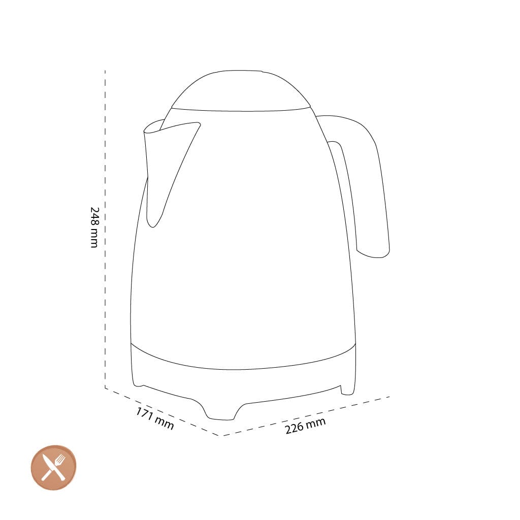 Smeg - Waterkoker | Pastelblauw | Jaren 50 | Kettle Standard Waterkoker Smeg