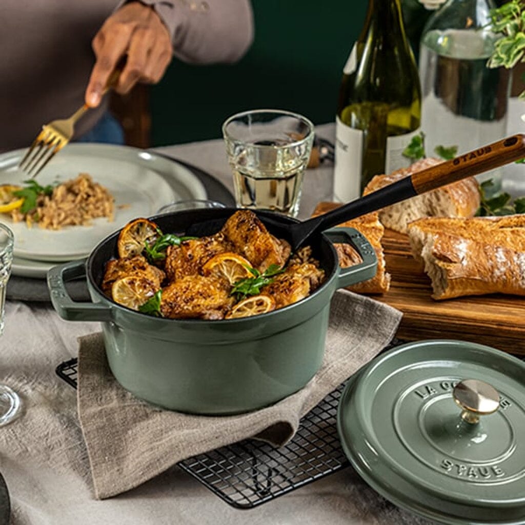 Staub - Ronde cocotte 28 cm - eucalyptus Staub